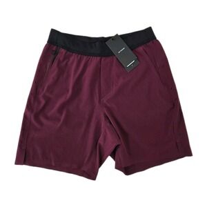 NEW Ten Thousand The Interval Shorts 7" Unlined Men's Size SMALL‎ Maroon